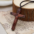 Jesus-Cross-Necklace made of Wood