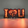 Valentine's Day 3D Wooden Carving Ornaments