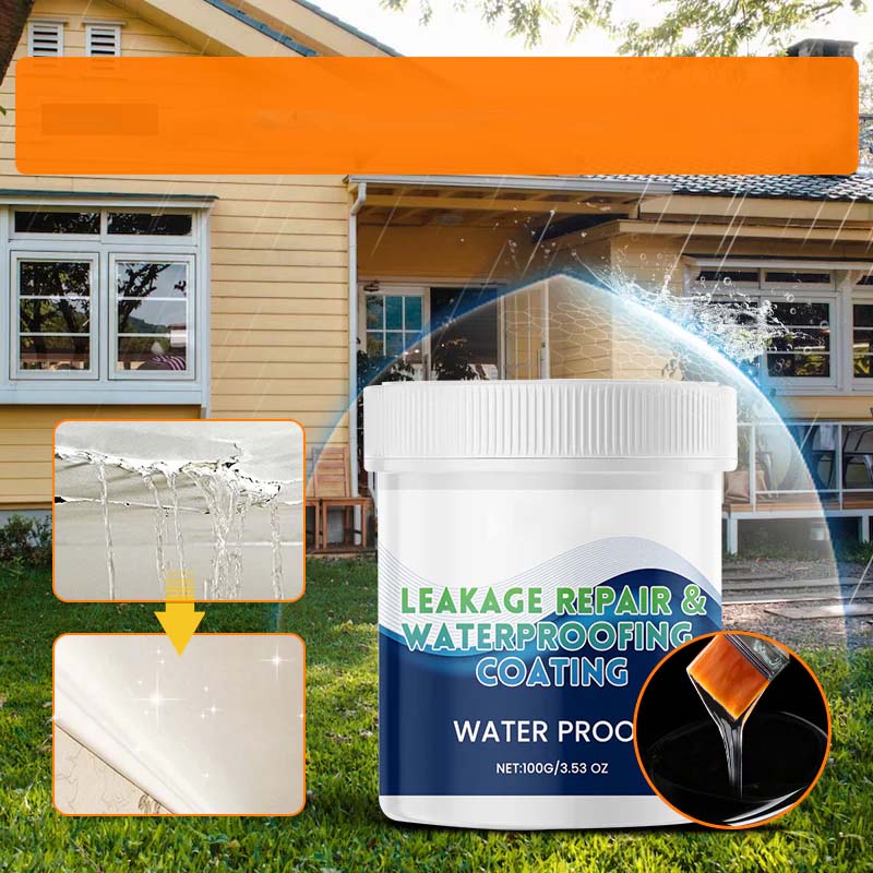 Multi-purpose transparent anti-leak waterproof coating