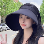 Sun Hat with Hollow Top UV Sun Protection