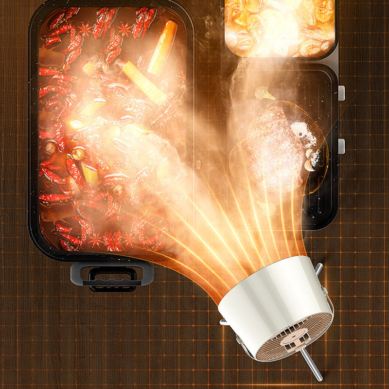 Mobile portable exhaust hood