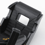 Racing seat with seatbelt