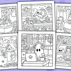 Spooky Cutie: Coloring Book for Adults and Teens