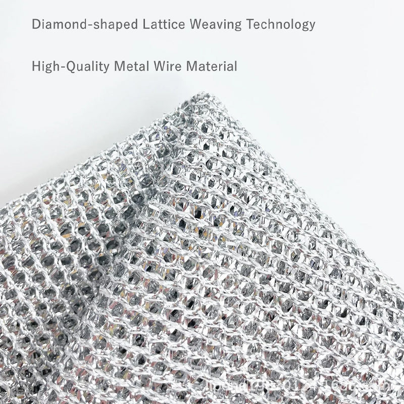 Multifunctional scratch-free wire dish towel