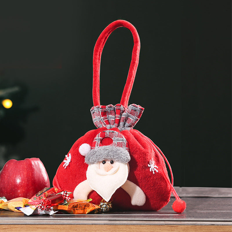 Christmas gift bag zipper design
