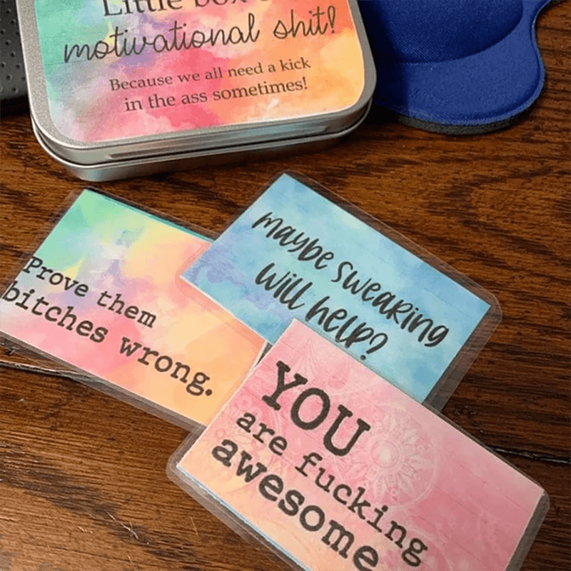 Funny Motivation Card Gift (Set of 20 pieces)