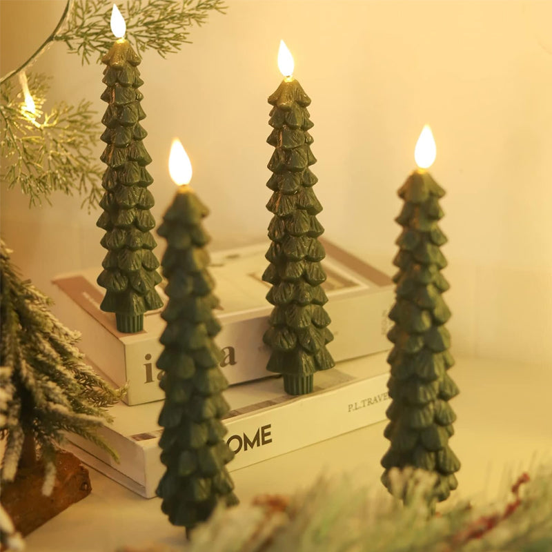 LED Christmas Tree Candles with Remote