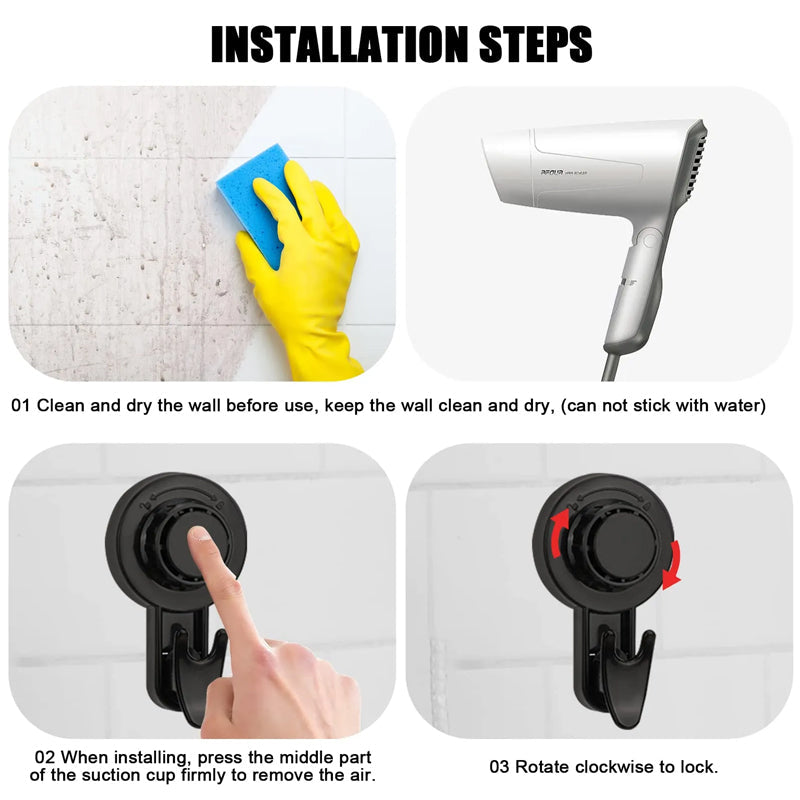 Rotatable suction cup hooks