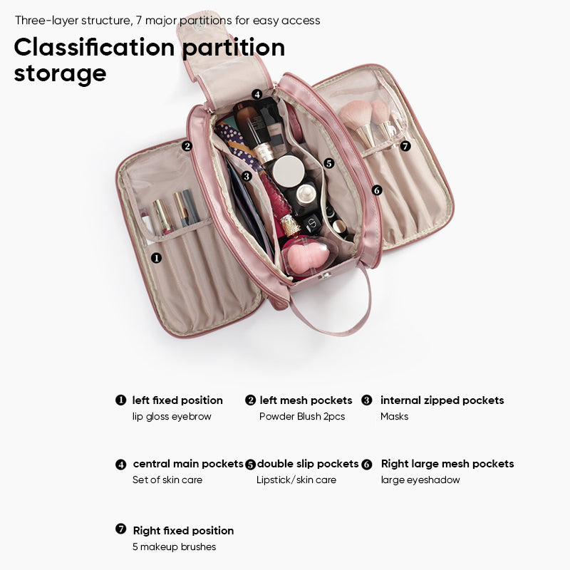 Large Volume Travel Cosmetic Bag