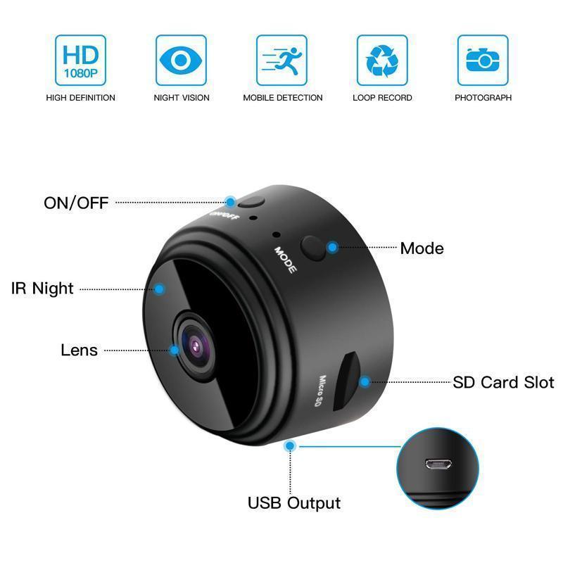 1080p Magnetic WiFi Mini Camera-RV Trailer Rear View Camera