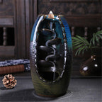 ZenFlow - Handcrafted incense holder with fascinating waterfall incense effect
