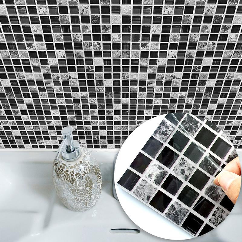 Black Mosaic Creative Tile Stickers