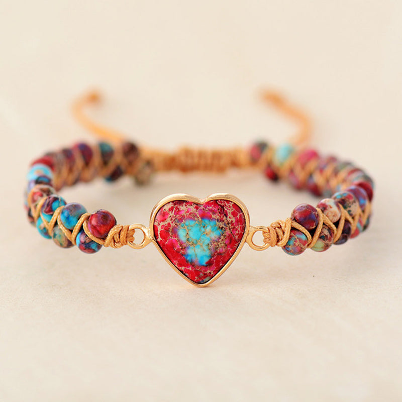 Passionate Heart-Jasper Bracelet