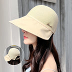 Women's sun hat with wide brim