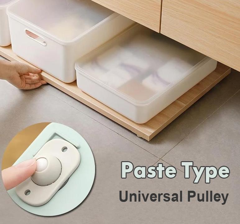 Paste Type Pulley Universal Wheel (4 pieces)