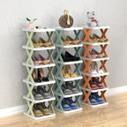 Foldable Multi-Layer Shoe Rack, Shoe Storage Organizer