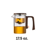 Magical Glass Teapot with Built-In Strainer and Heat-Resistant Handle