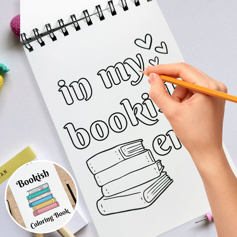 Booklover Coloring Book