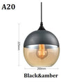 EternaGlow Pendant Light made of Glass and Wood | Elegant Design for Your Home