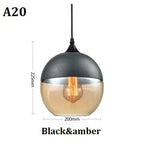 EternaGlow Pendant Light made of Glass and Wood | Elegant Design for Your Home
