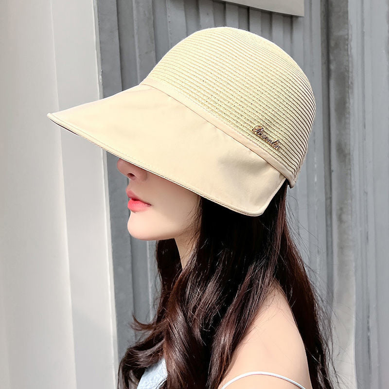 Women's sun hat with wide brim
