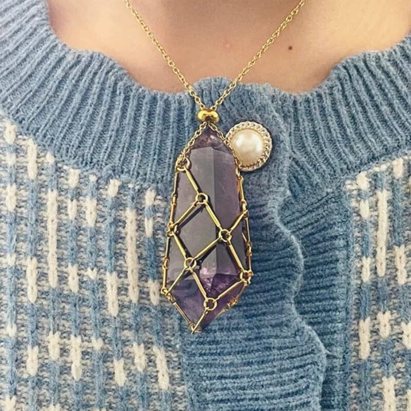 Crystal Stone Choker Necklace