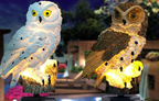 Solar Garden Light Owl – LED Outdoor Light for Garden, Terrace and Balcony, weatherproof