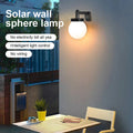 Solar Wall Sphere Light (2 pieces)