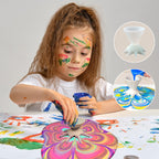 Pouring Colors Flower Split Art Cup