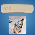 Organise & Protect Your Brushes – Dust- & Water-Resistant Silicone Case – Keep Clean & Tangle-Free