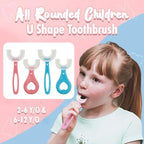U-shaped toothbrush for children