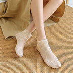 Non-slip lace socks for women