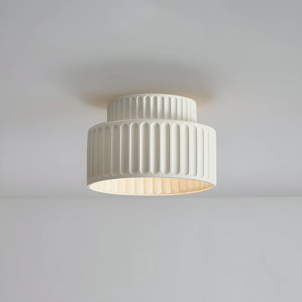 Modern Ribbed Ceiling Lamp