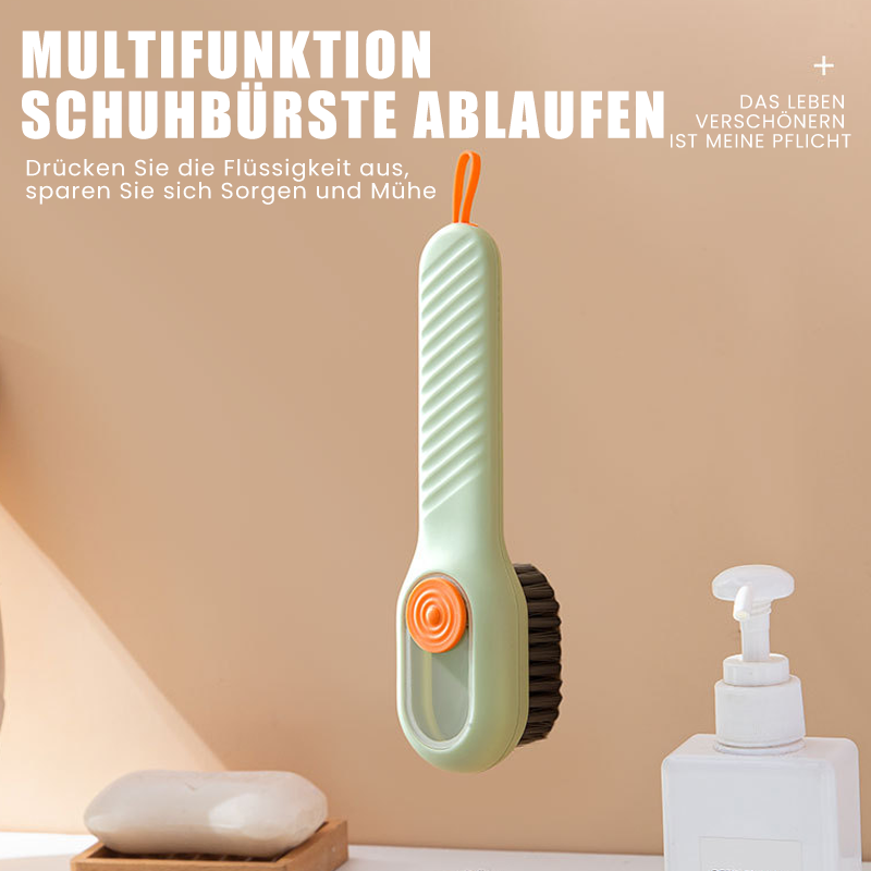 Household brush with soft bristles