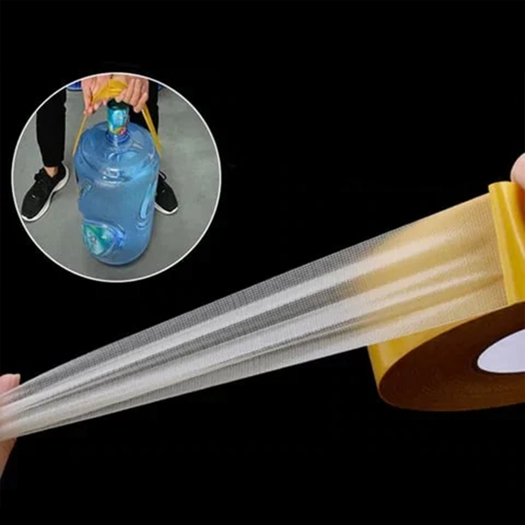 Adhesive resistant clear tape