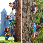 Gnome Climbing Ornament