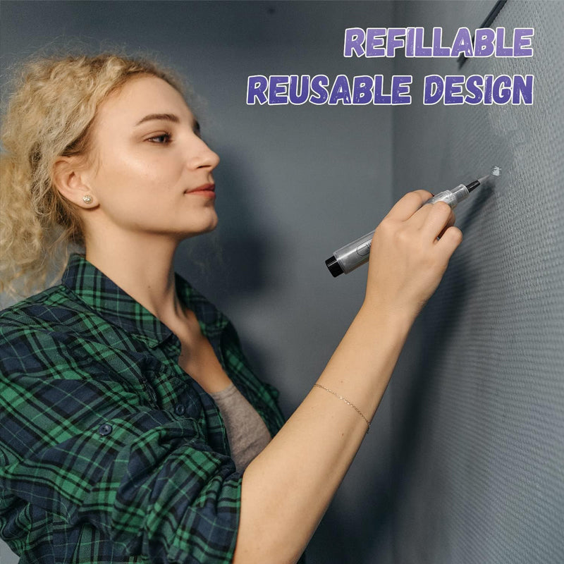 Multifunctional refillable touch-up color pencil brush
