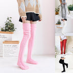 Hand-knit winter socks