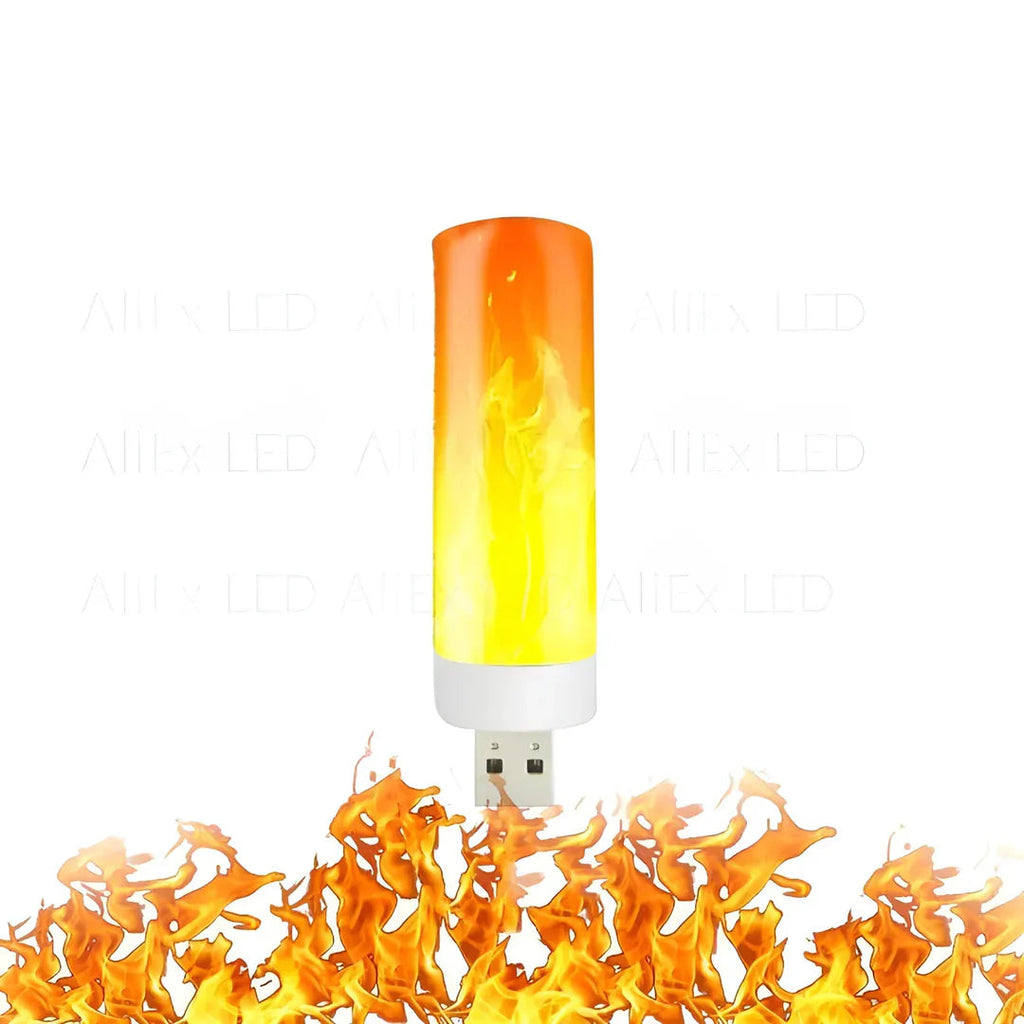 Flame Effect Lamp – 9W LED Light Bulb with Realistic Flame Glow