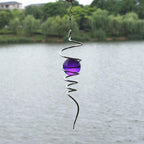 Spiral Crystal Ball Pendant