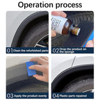 Plastic parts crystal coating
