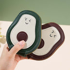 Avocado-shaped multifunctional card holder
