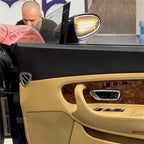 Microfiber self-adhesive car wrapping film