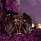 Art Angel Female Woman Wings Kneeling Cloak Hat