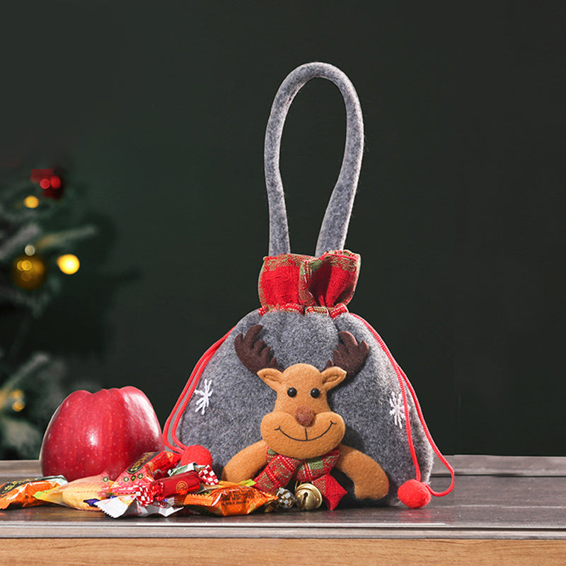Christmas gift snowman doll bag