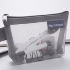 Portable mesh storage bag