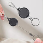 Retractable keychain with high load capacity
