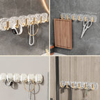 Glacier pattern drilling-free hook