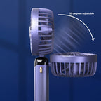 Portable electric cold compressor cooling fan
