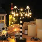 Solar-Powered LED Halloween Garden Lantern